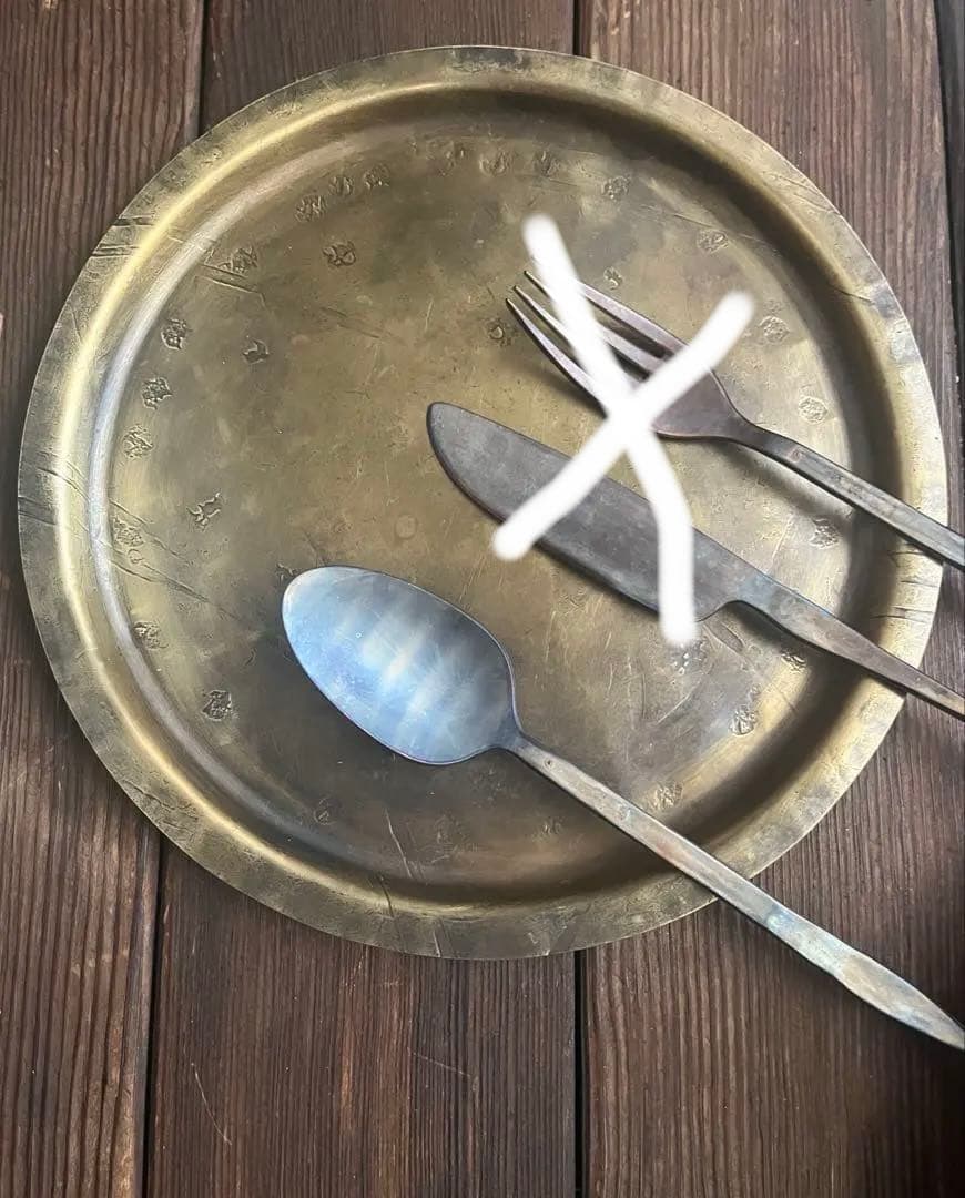 永島義教 作家 鍛造 真鍮プレート カトラリー zemmai セット