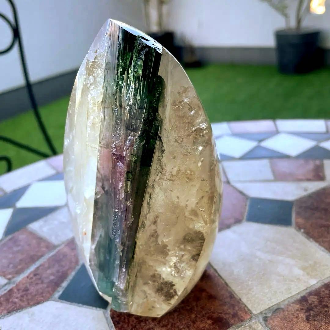 超激レア❗️❗️ シトリン　in トルマリン 　水晶　天然石　原石　パワーストーン