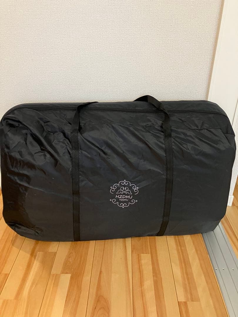 bob★HZDMJ 折りたたみ式 ベビーベッド グレー