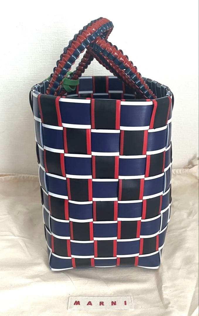 【未使用】MARNI マルニ マルニマーケット バスケット　カゴ バッグ