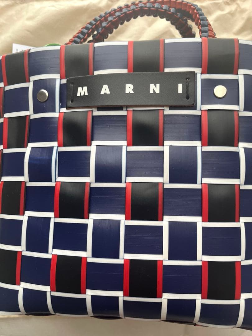 【未使用】MARNI マルニ マルニマーケット バスケット　カゴ バッグ