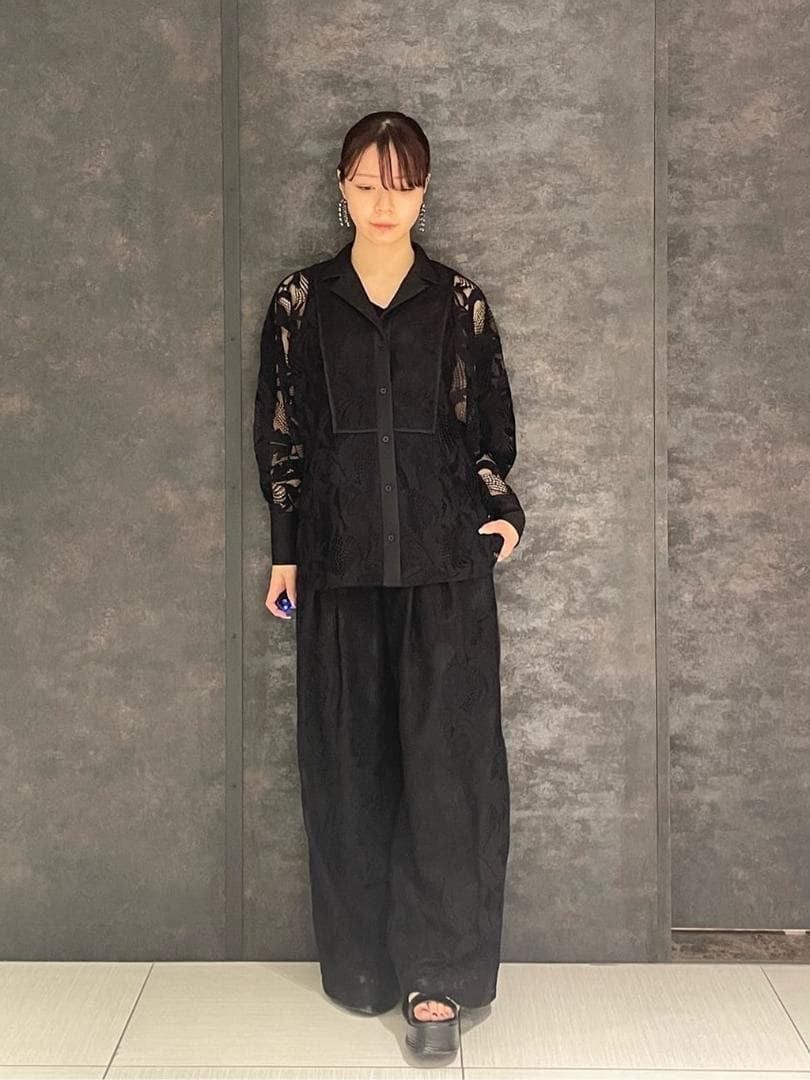 DialaADORE 57,200円24S/S ボタニカルレースブラウス