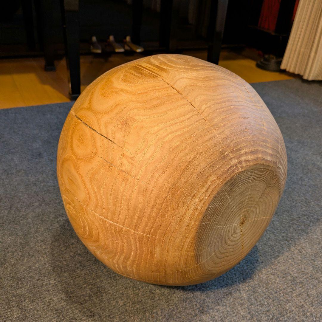 栗　天然木　丸型　切り株　丸太　高さ約26㎝