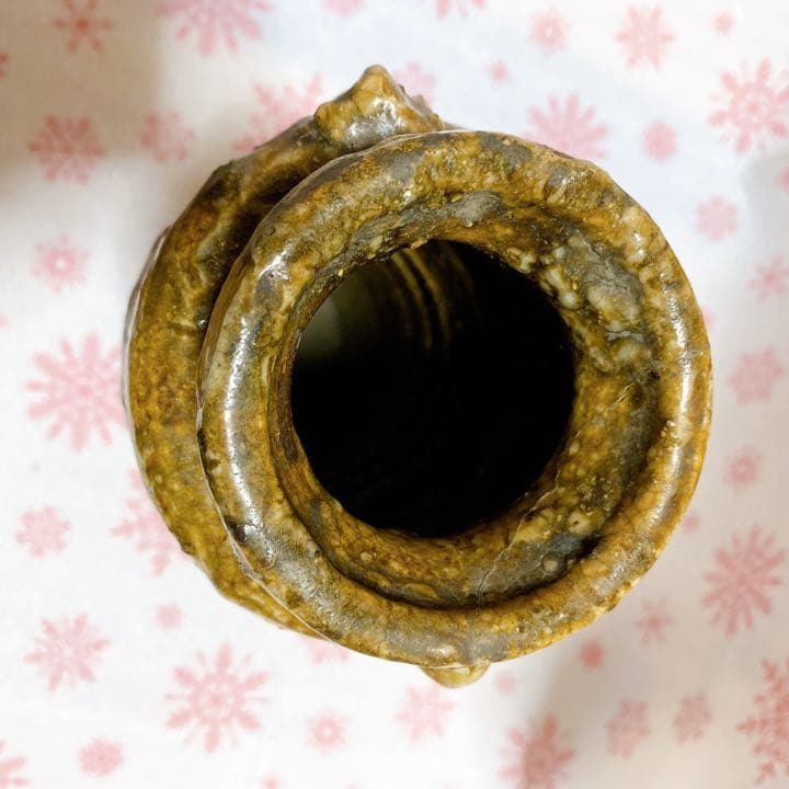 鼠志野焼　萩焼　信楽焼　花生　美濃焼　織部焼　茶道具　花器　年代物