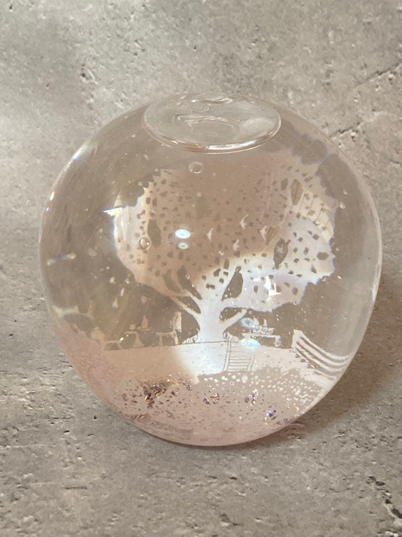 金津沙矢香さん　スノードーム　春