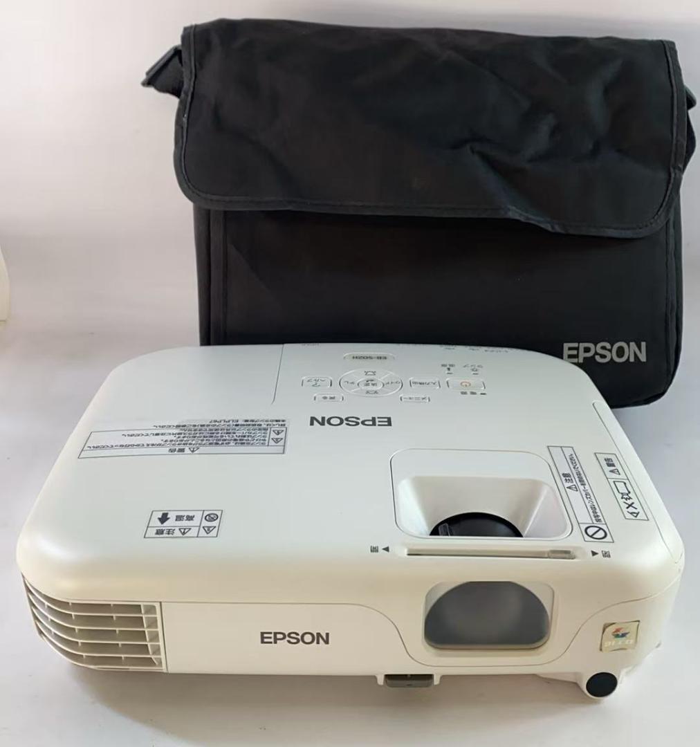 EPSON EB-S02H プロジェクター 本体 ケーブル 付属品 動作良好