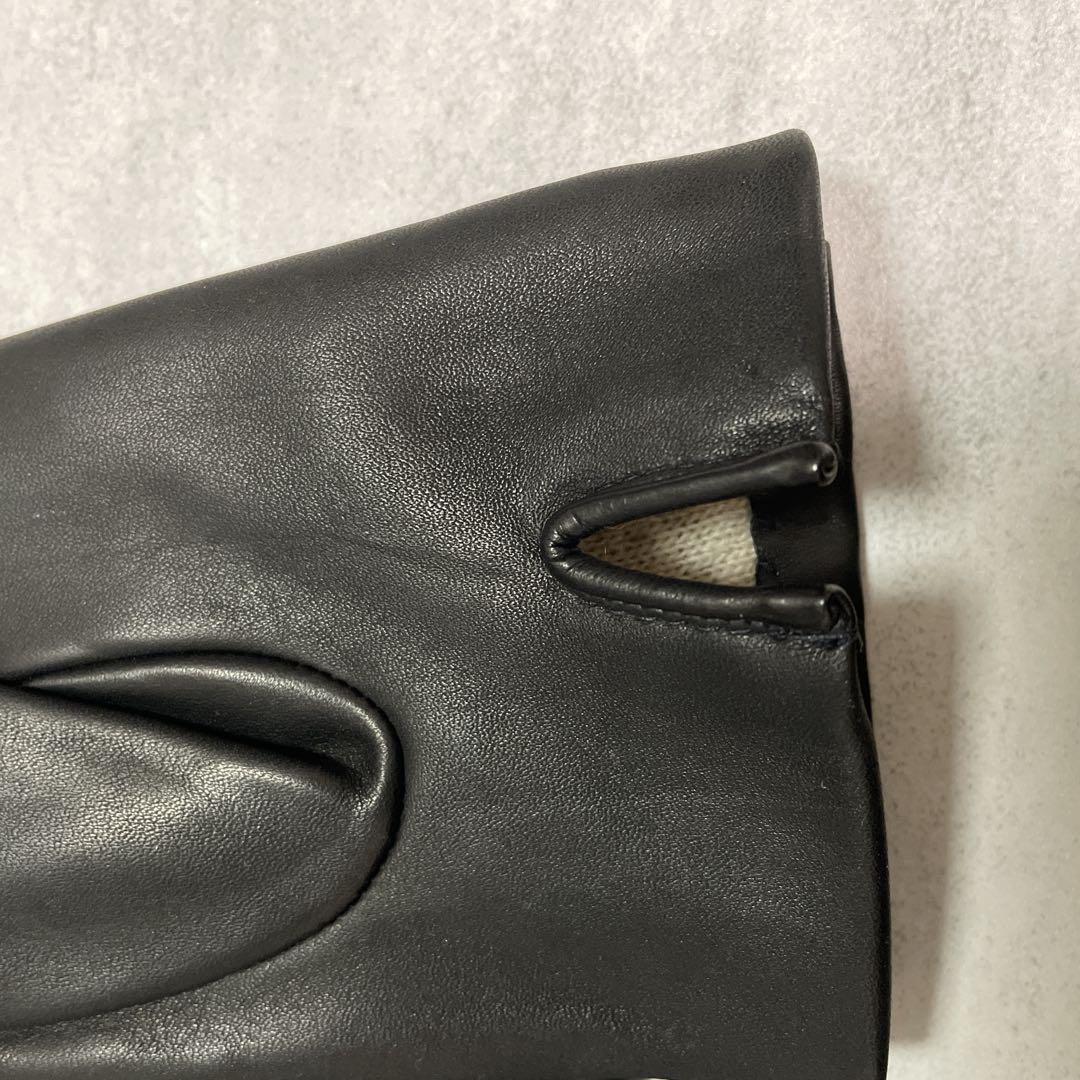 トリーバーチ　グローブ　ブラック　ゴールドロゴ　エレガント　レザー　新品