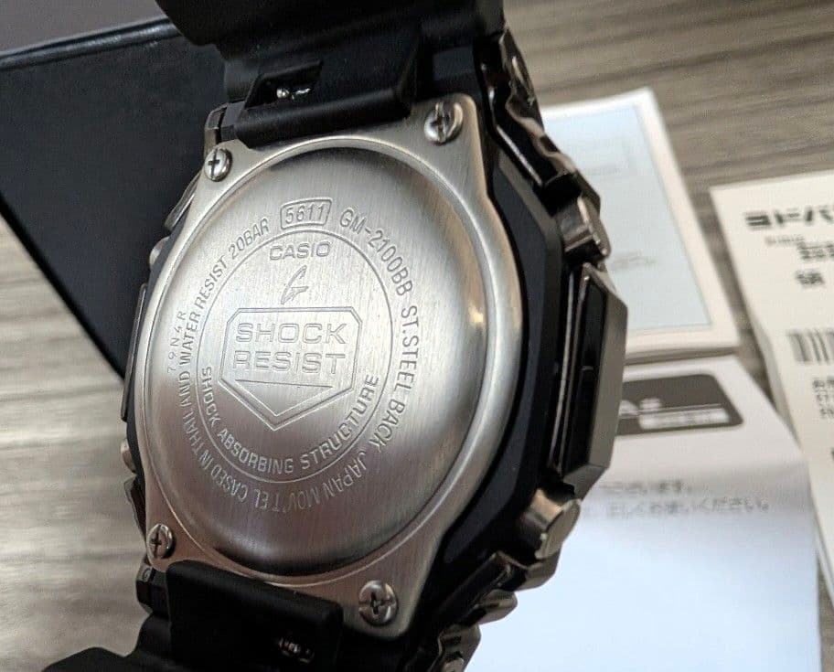 【保証書付き美品】G-SHOCK GM-2100BB-1AJF 上位モデル
