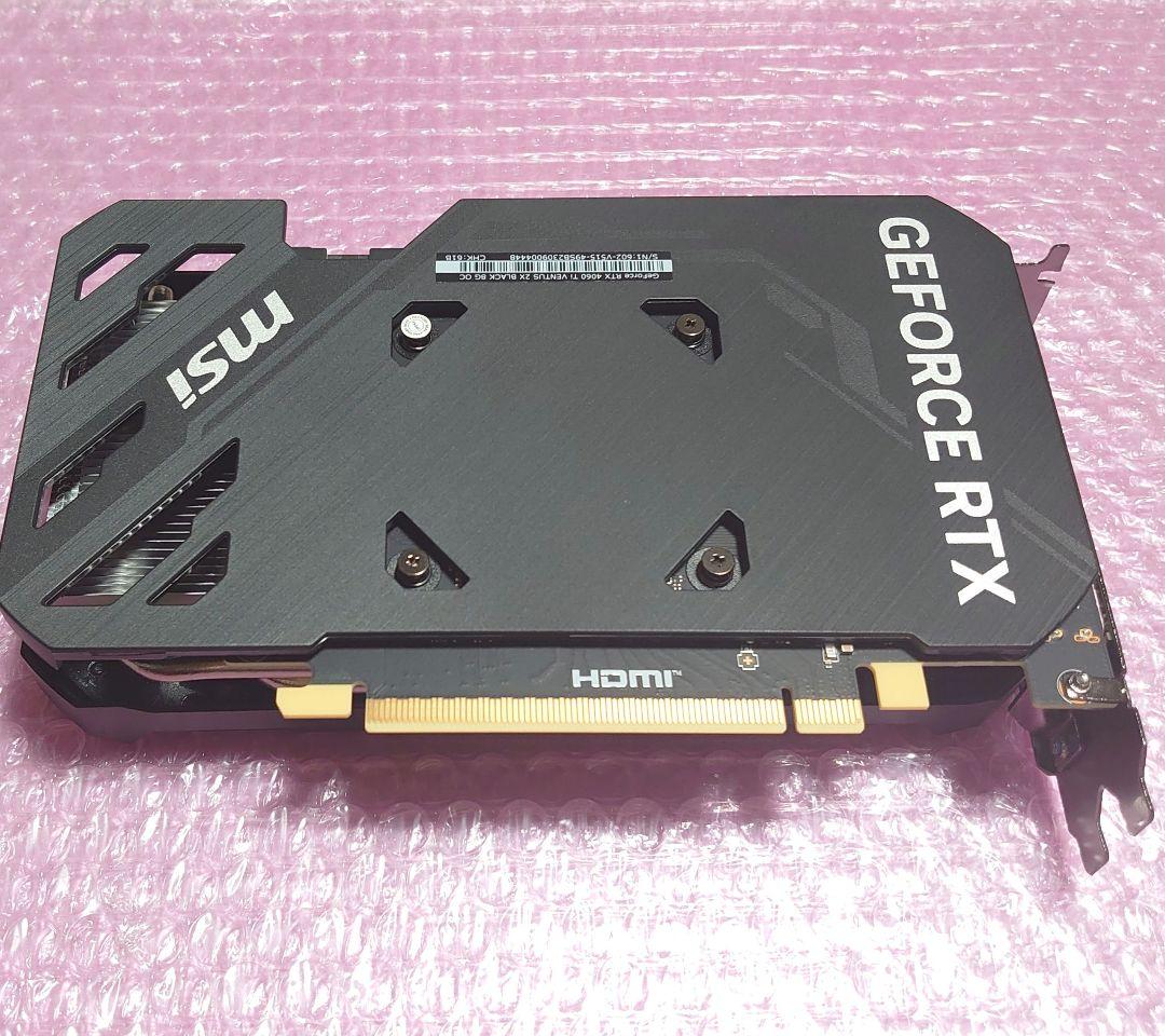 MSI製 GeForce RTX4060Ti 8GB VENTUS 2X OC