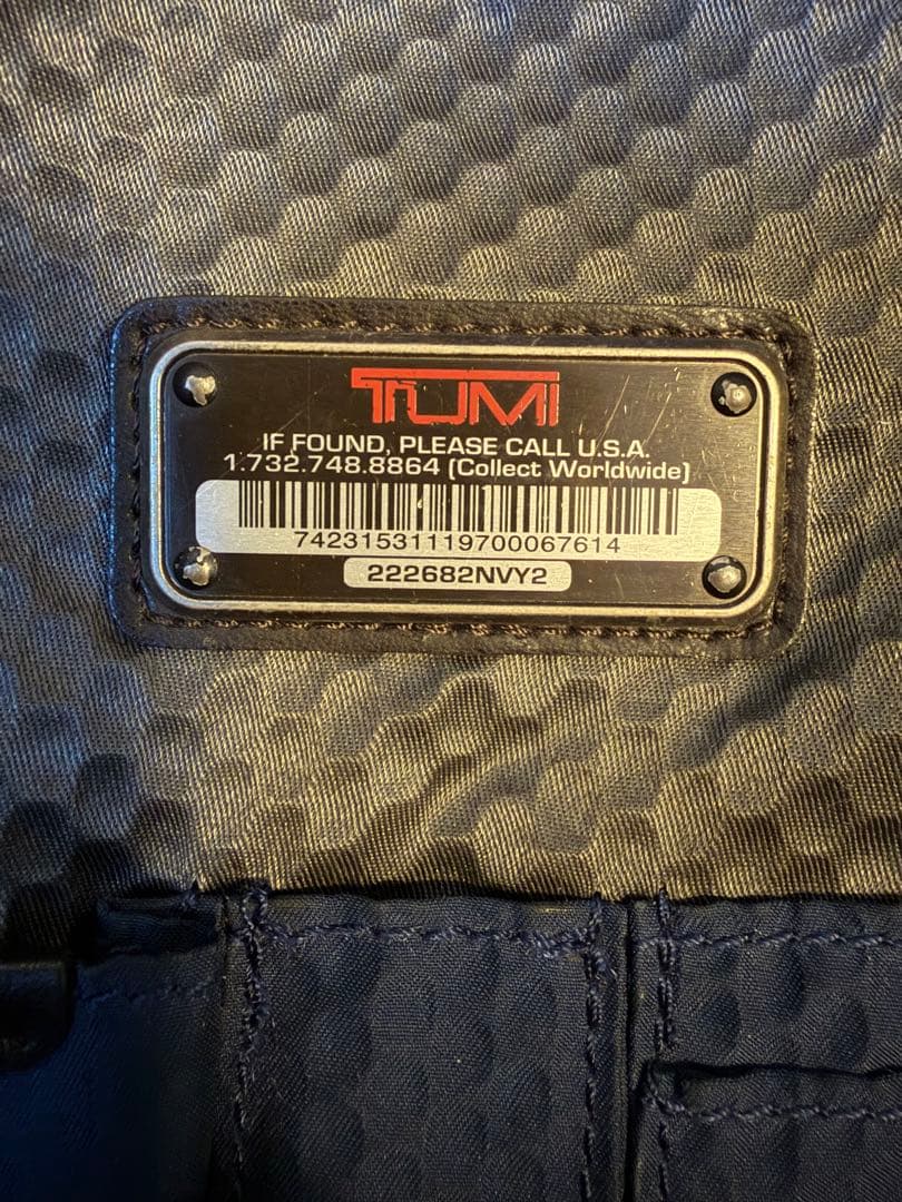 【TUMI】ネイビー ビジネスバッグ