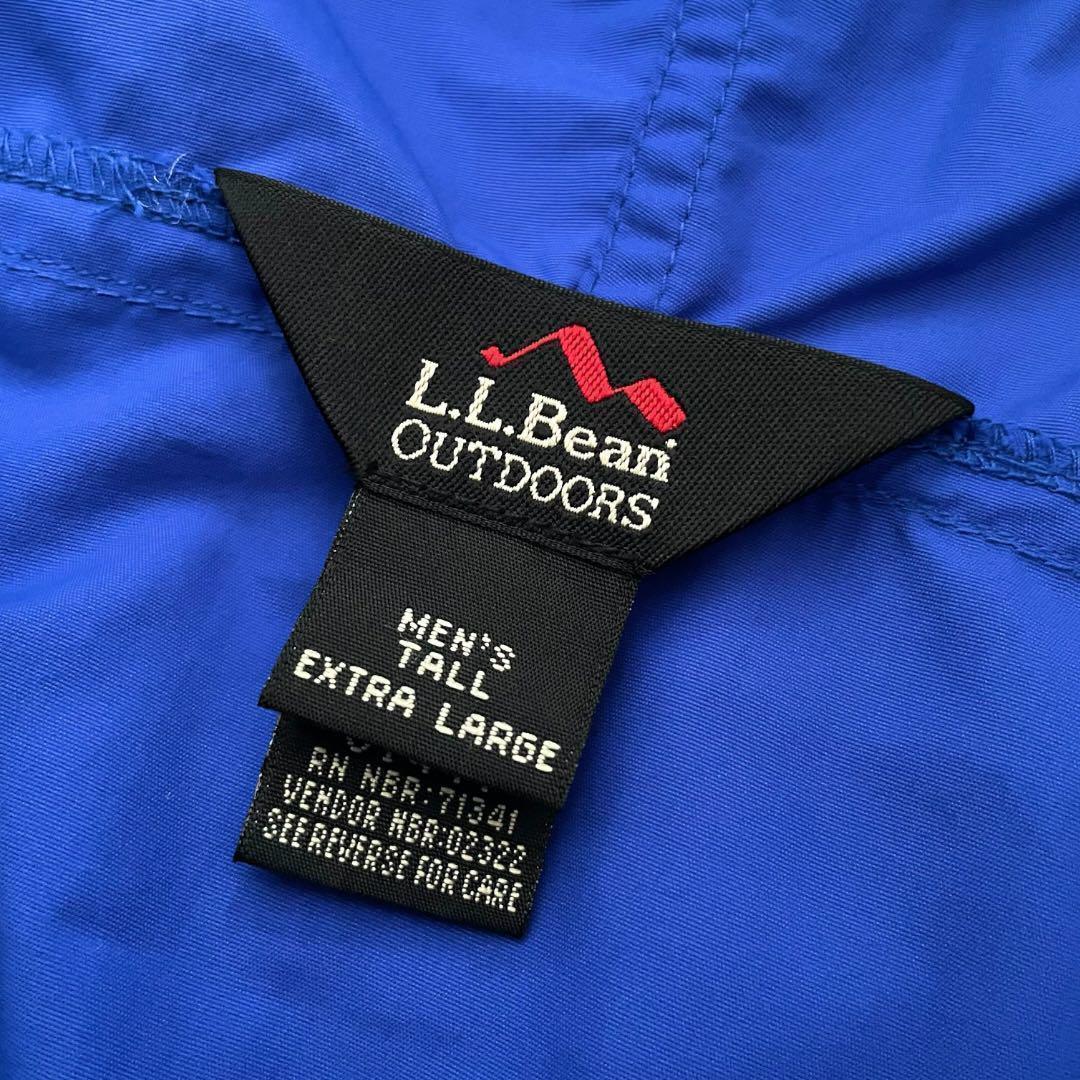 希少極美品！90s エルエルビーン OUTDOORS ナイロンアノラックパーカー