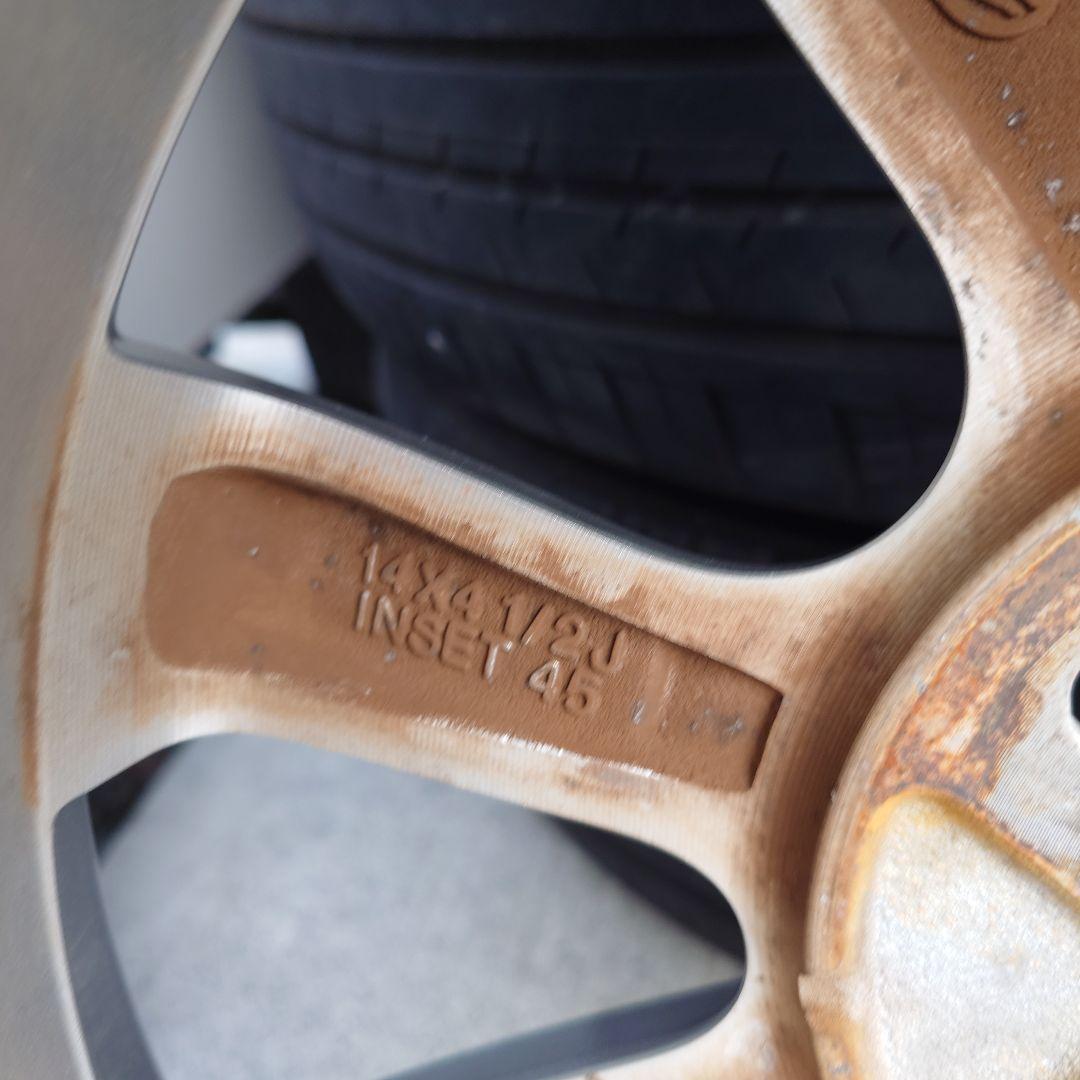 スズキ 14インチ ホイールセット ダンロップタイヤ