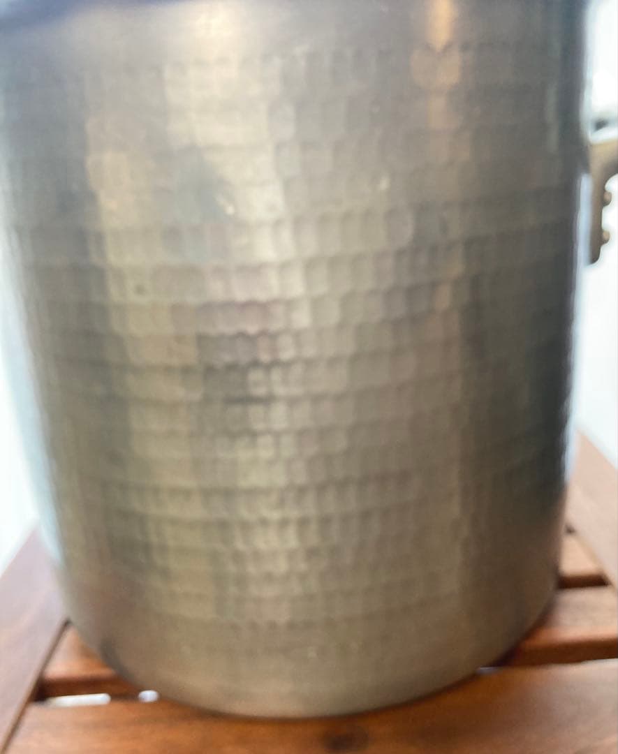 アルミ 寸胴鍋 27 打ち出し ハンマー仕上げ 両手鍋