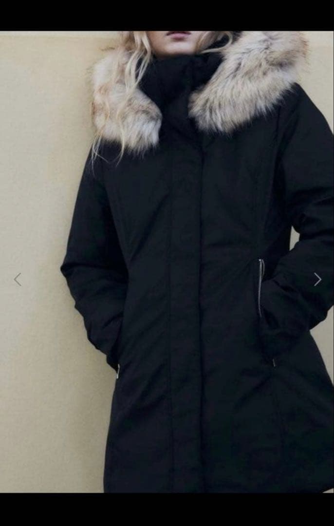 美品ZARAザラウォーター＆ウインドプロテクトアノラックコートジャケットアウター