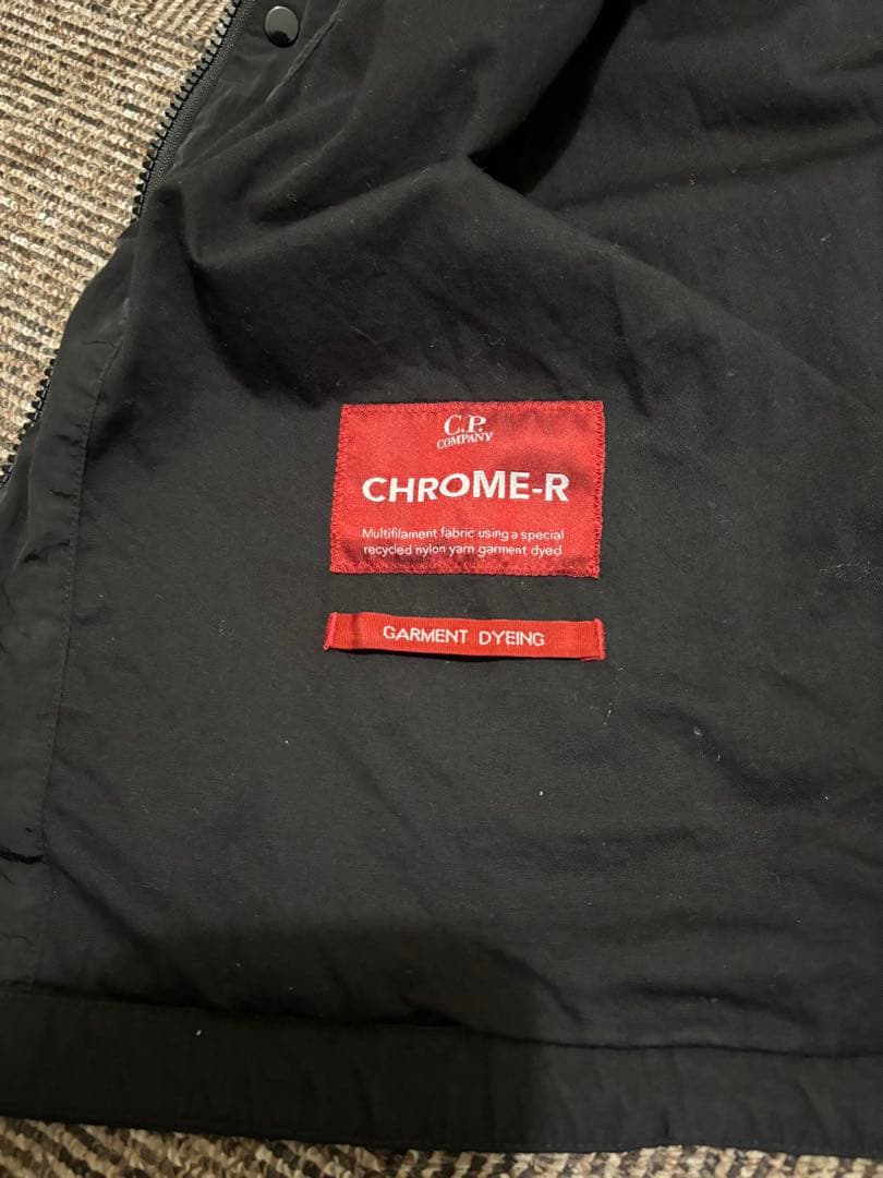 C.P COMPANY ブラックナイロンジャケット ゴーグル付き