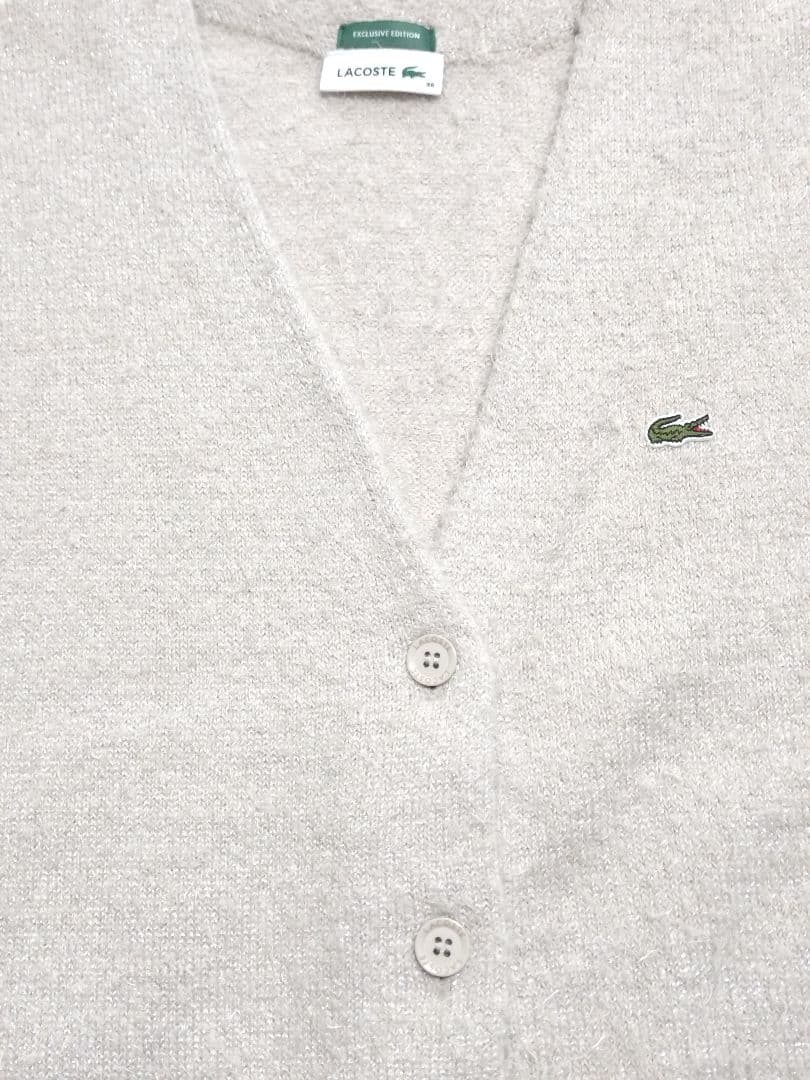 SNIDELスナイデル×LACOSTEラコステコラボ限定ラメニットカーディガン