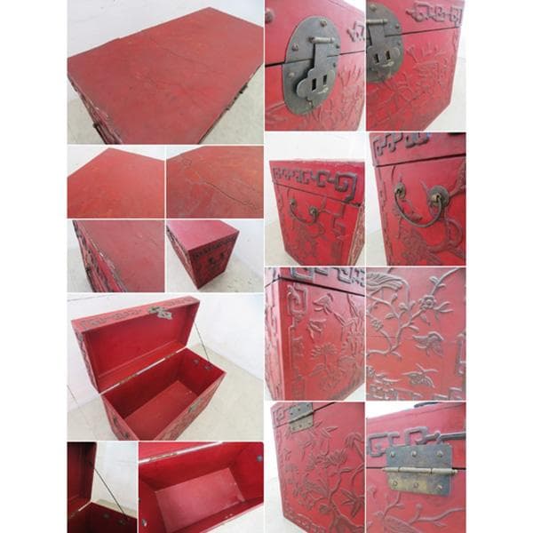 中国アンティーク■中国古美術■衣装箱■伝統様式■古金具■アクセント■シノワズリ■
