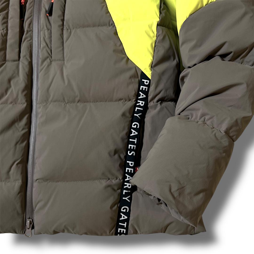 1 パーリーゲイツ 撥水防風防寒保温 テクノストレッチ 光電子ダウンジャケット