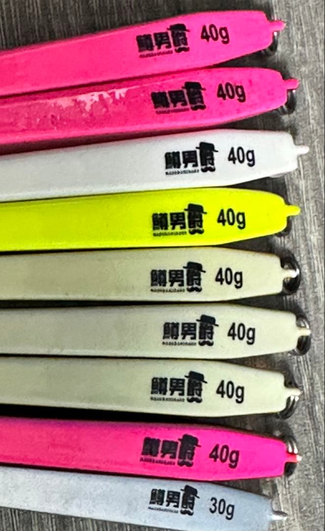 岡ジグ、鱒男爵、P-BOYジグ　サクラマス用ジグセット