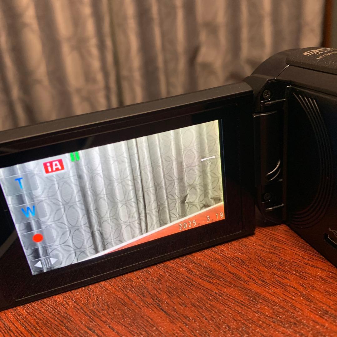 Panasonic フルHD ビデオカメラ 90倍ズーム　HC-V495M-K