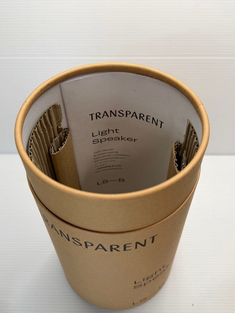 【未使用品】TRANSPARENT ランタン ライト スピーカー