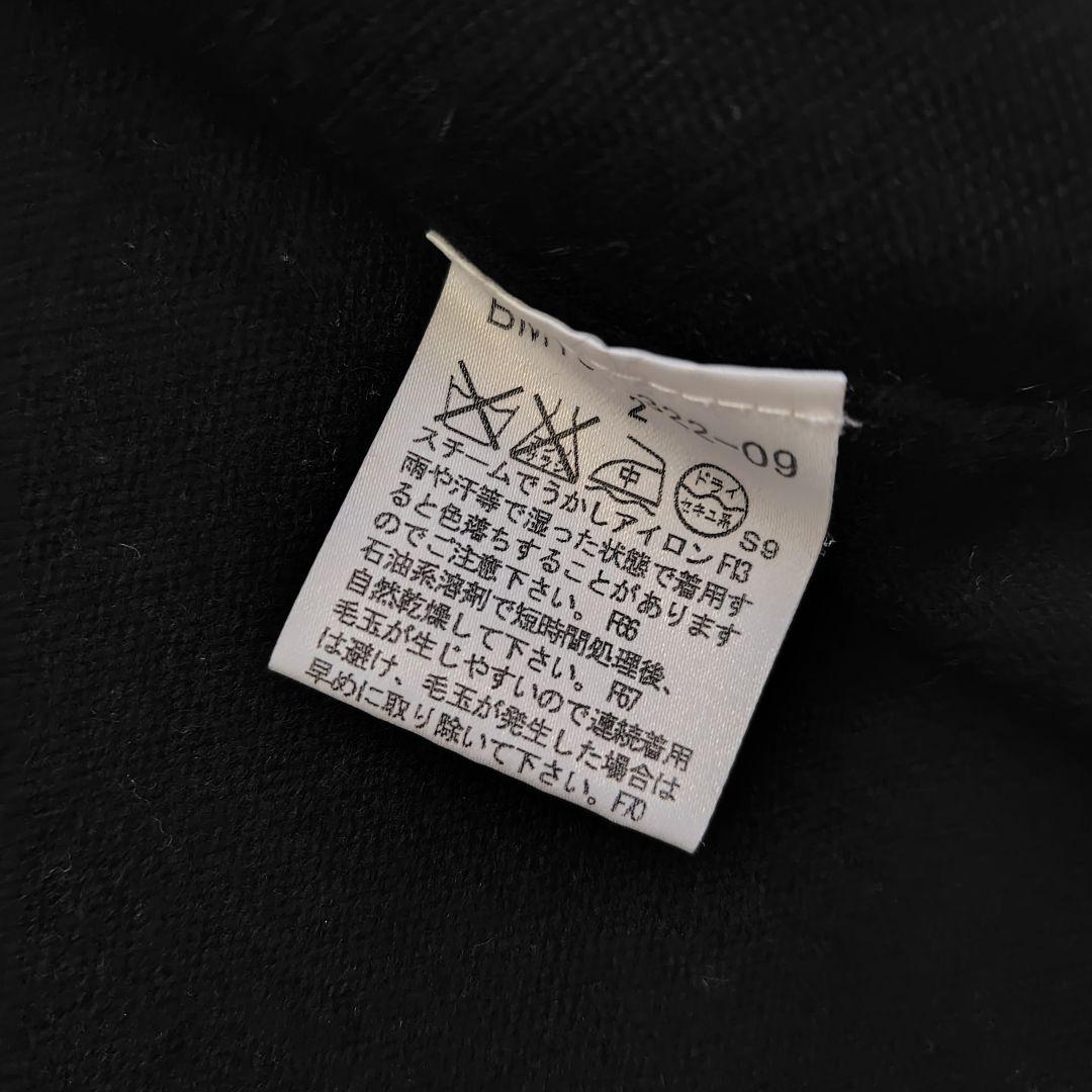 極美品　バーバリーブラックレーベル　ドライバーズ　刺繍　ホースロゴ　カシミヤ