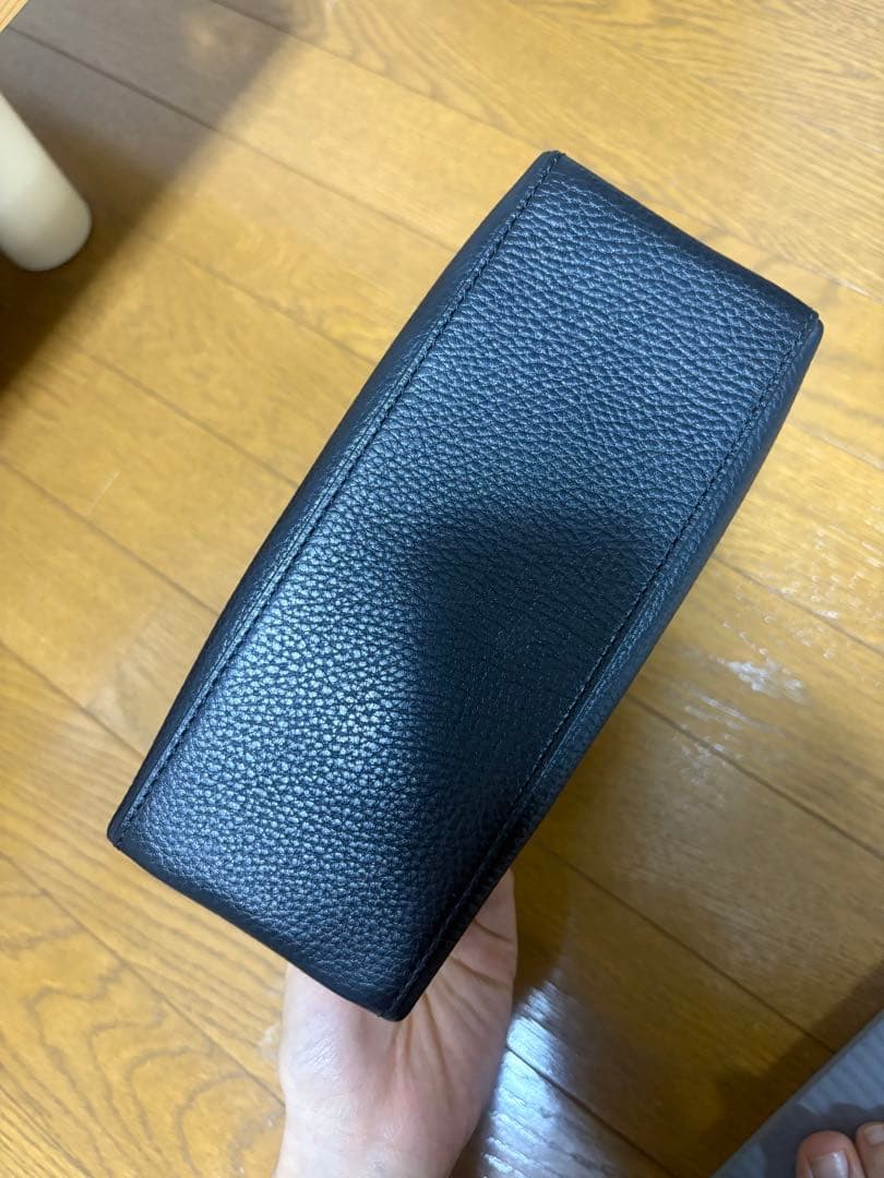 Tory Burch ブラックレザーハンドバッグ