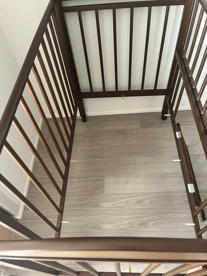 サワベビー　ベビーベッド　スノコ70cm×120cm+ベビー敷布団