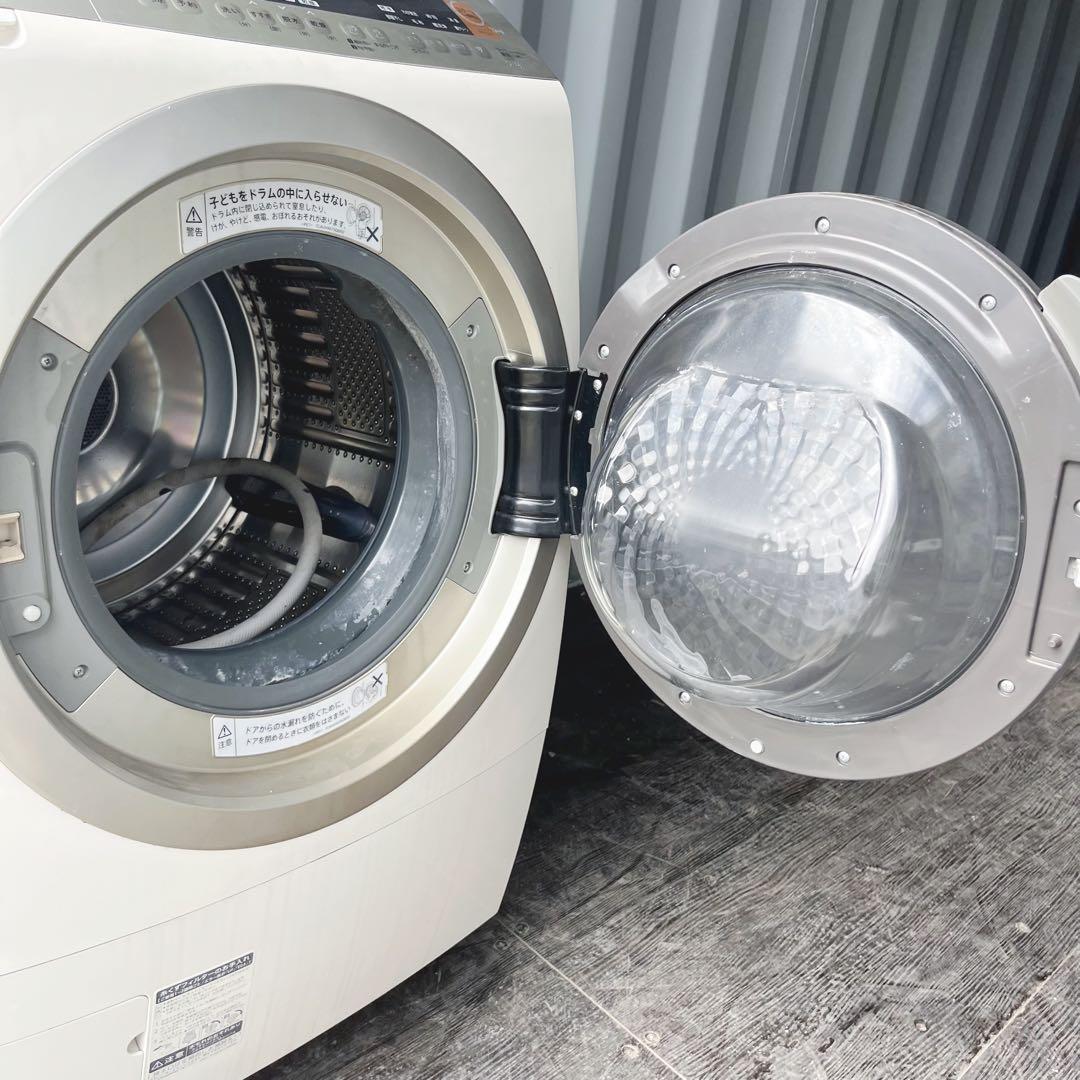 149取付無料！SHARP熱乾燥搭載！高性能おしゃれインテリアドラム式洗濯機