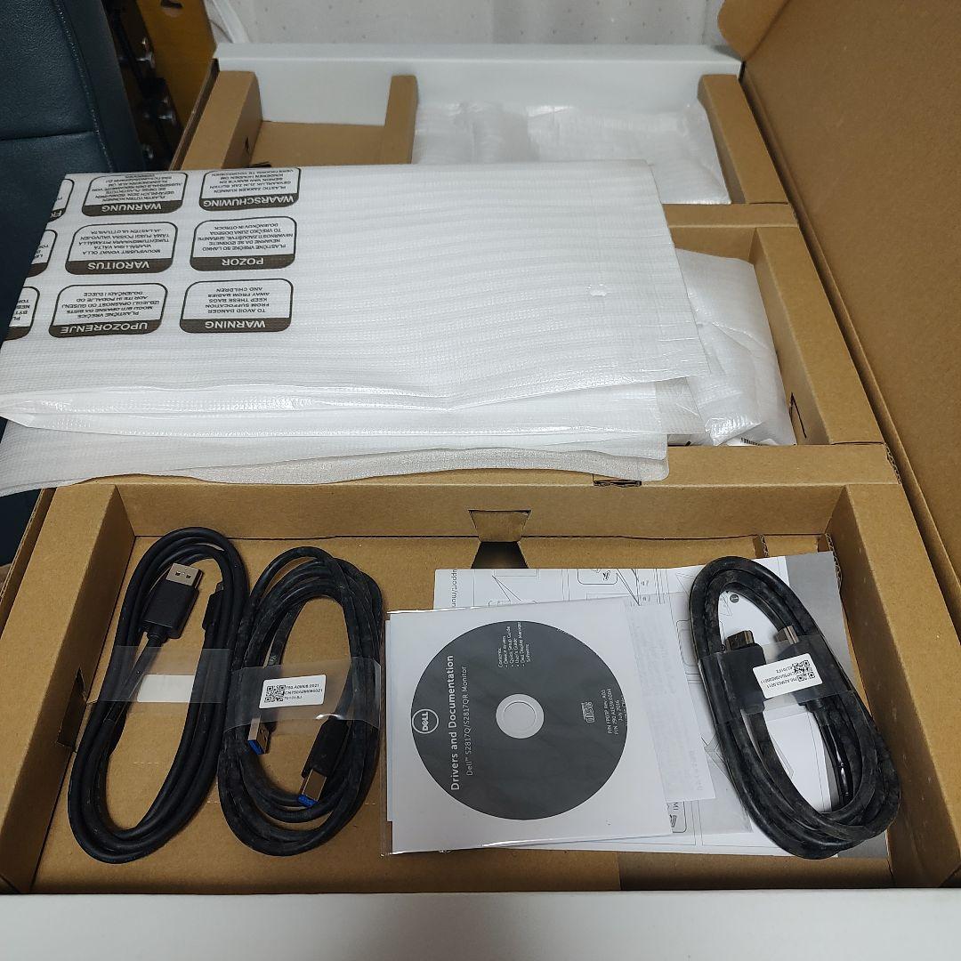 【完動美品】DELLモニター 4K 27.9インチ S2817Q【箱付き】