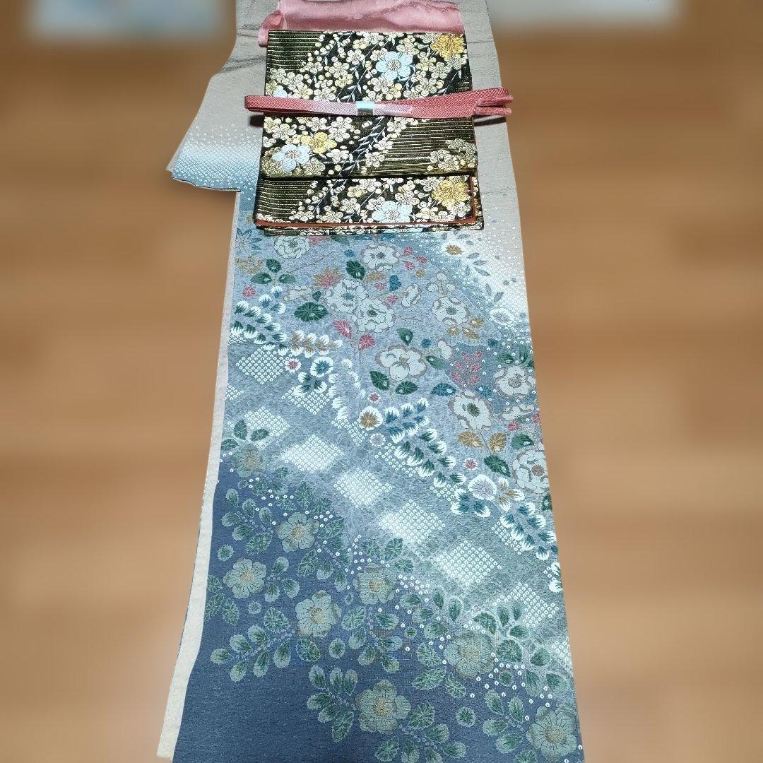 訪問着フルセット 薄茶色