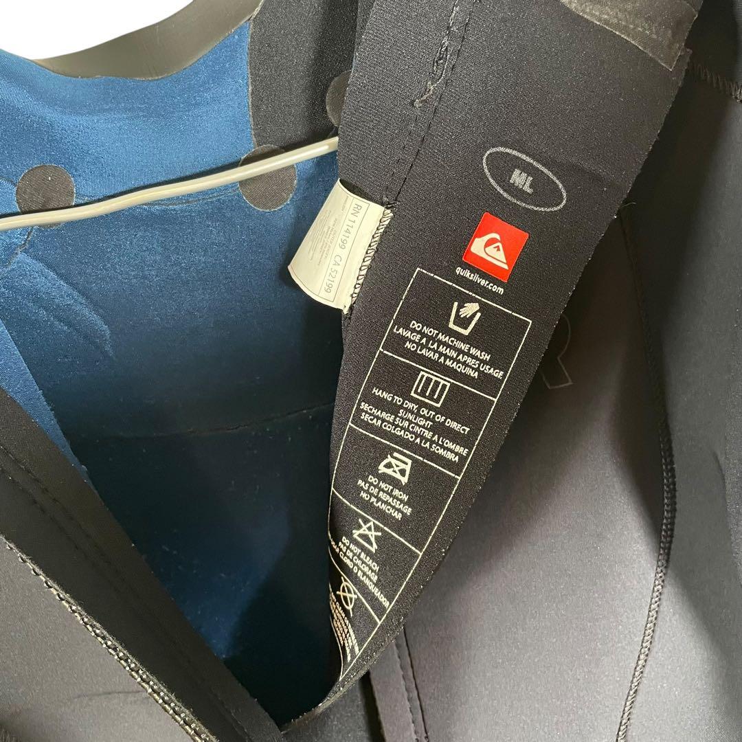 【未使用級】クイックシルバー ウエットスーツ シーガル メンズ サイズML