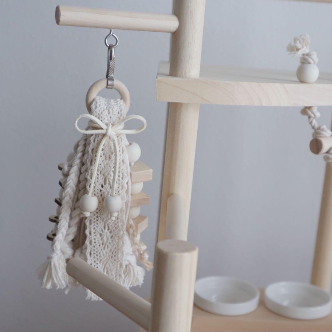 ことりのおおきなあそびば　文鳥　インコ　おもちゃ　バードアスレチック　バードジム