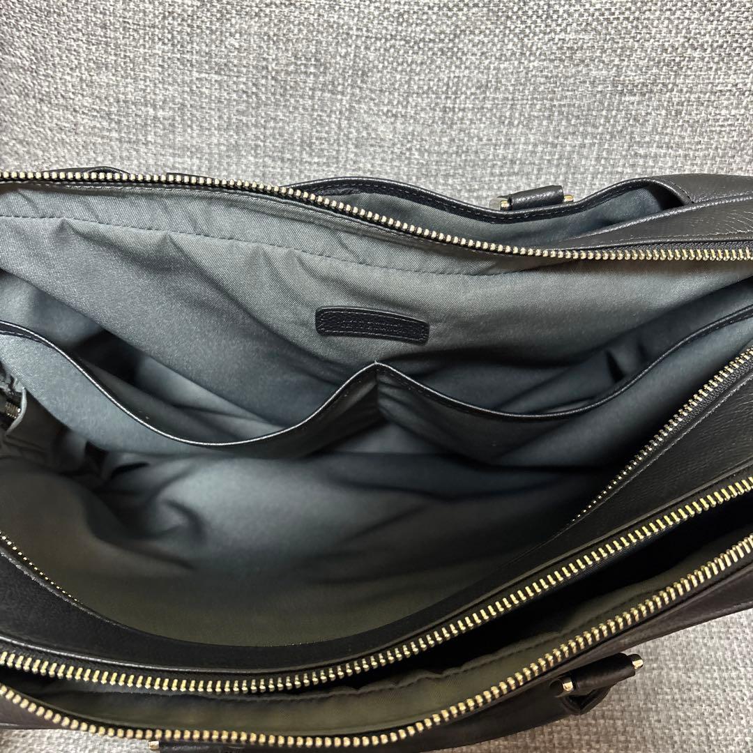 レザー ビジネスバッグ 黒