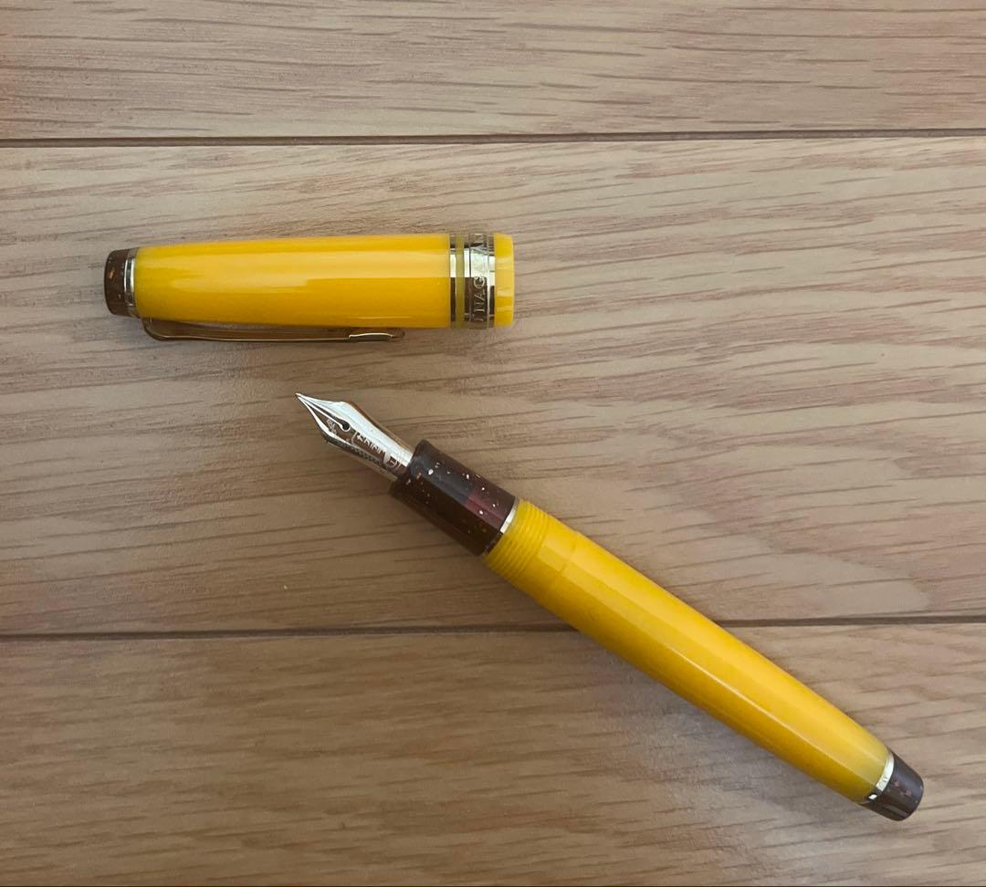 石丸文行堂オリジナル万年筆 カステラ