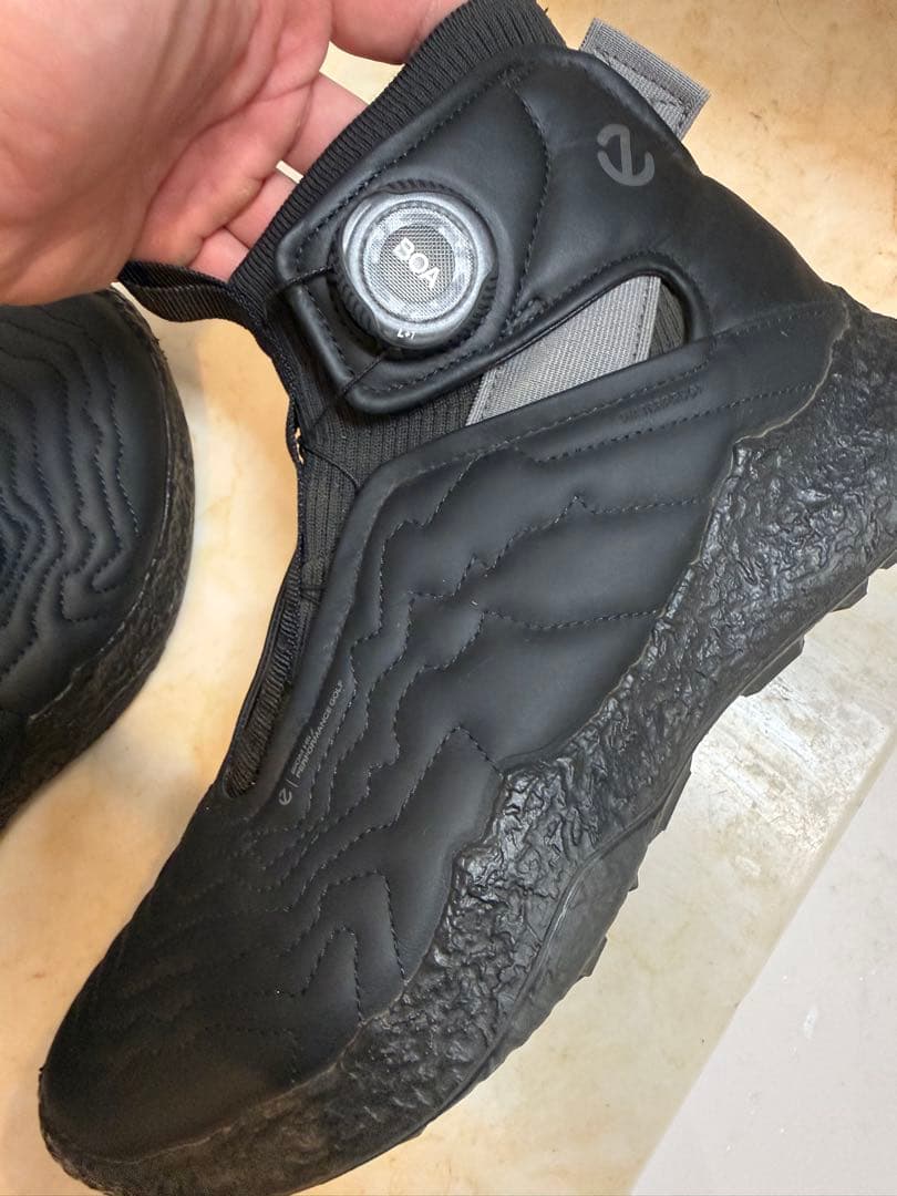 【超美品】ECCO BIOH5 HIGH-TOP BOA シューズ（EU:41）