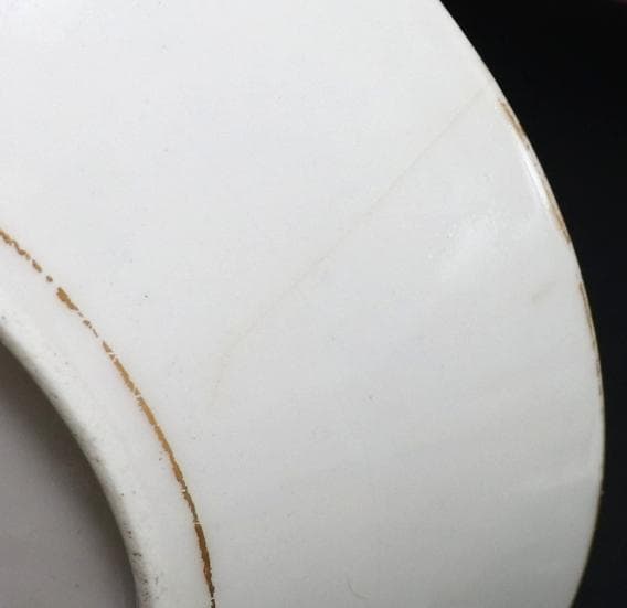 アンティーク・セーブル 金彩花柄女性文 カップ&ソーサー ポートレート 肖像画