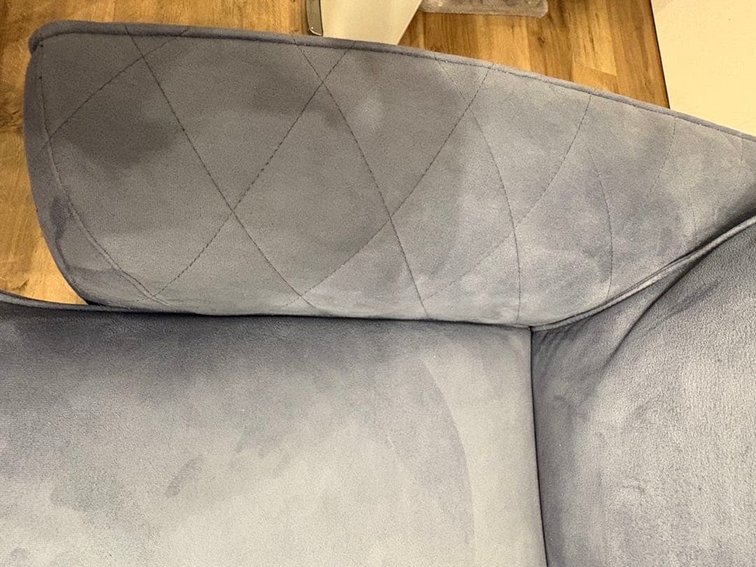 送料込 関家具 クラッシュゲート 2人掛けソファ ヘッドレスト付き