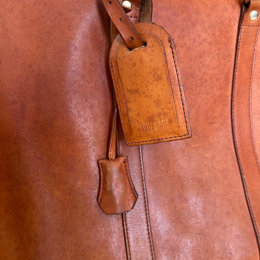 ヌメ革 ボストンバッグ 錠前・鍵付き 肩掛けベルト付き ヴィンテージ