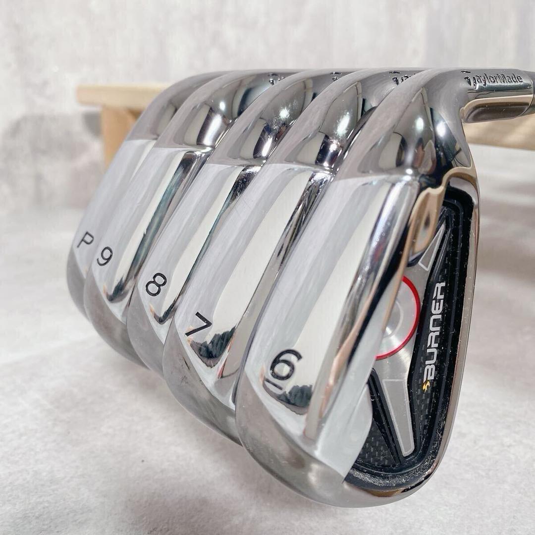 V110 美品 テーラーメイド BURNER メンズ アイアン 5本