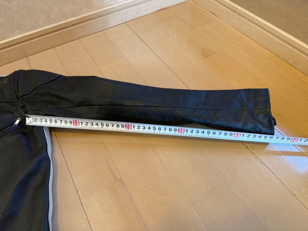 ビンテージ　コミネ　革ツナギ　レザー　バイクウェア　旧車　Sサイズ相当