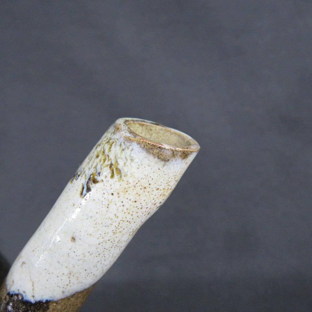 相馬 水注 水差し ポット 民藝 猪目 ハート 花器 訳アリ