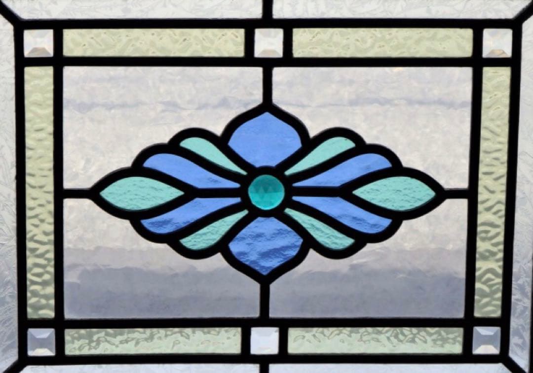 ステンドグラス☆ アンティーク調　オリジナルデザインパネル　　窓やドアに