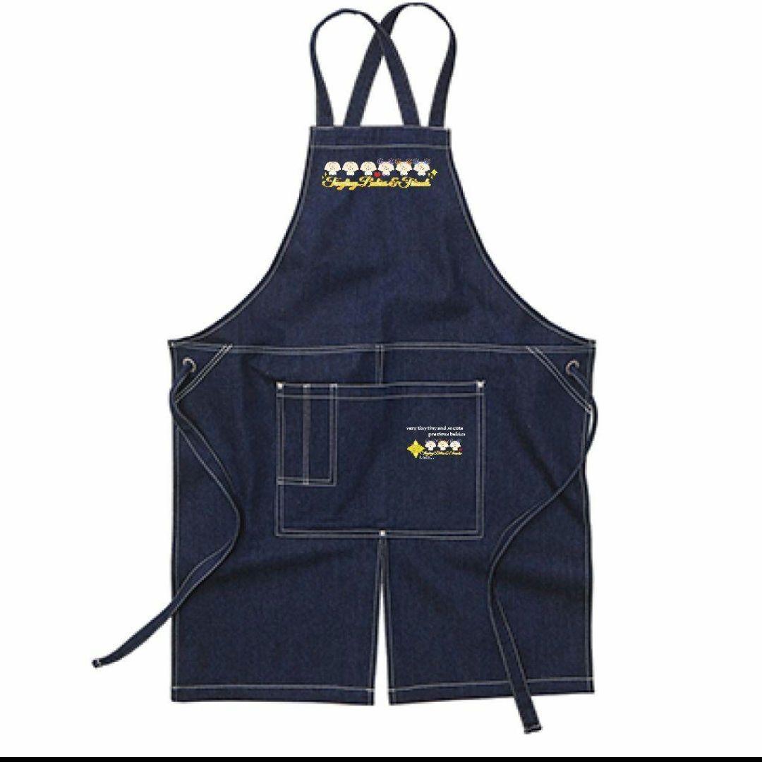 デニム エプロン お洒落 おしゃれ レディース きれいめ ロング ロングエプロン