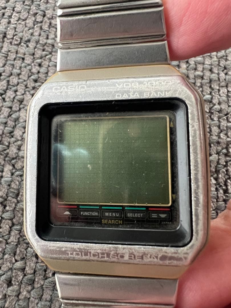 【ジャンク品】 CASIO データバンク初代タッチスクリーン VDB-1000