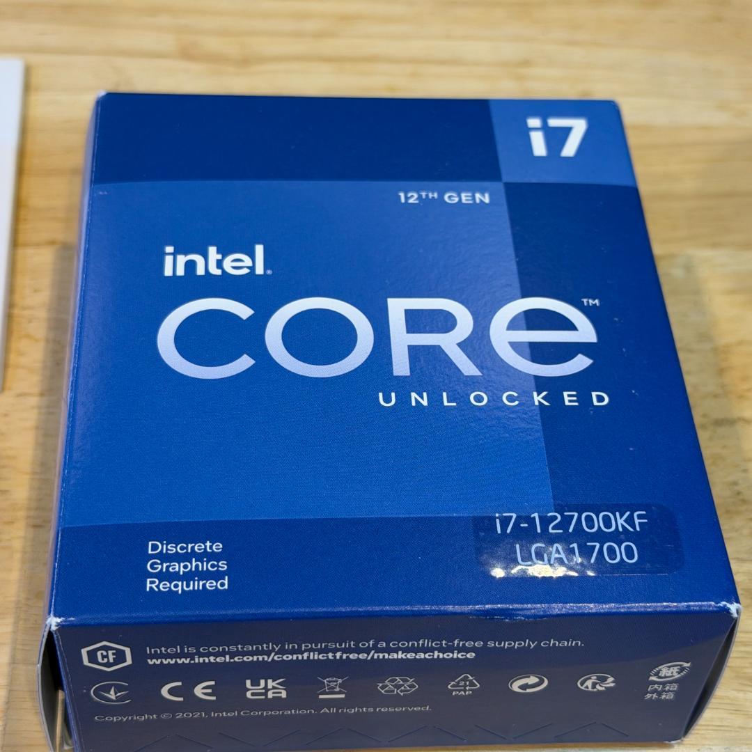CPU Intel Core i7-12700KF CPU (LGA1700)