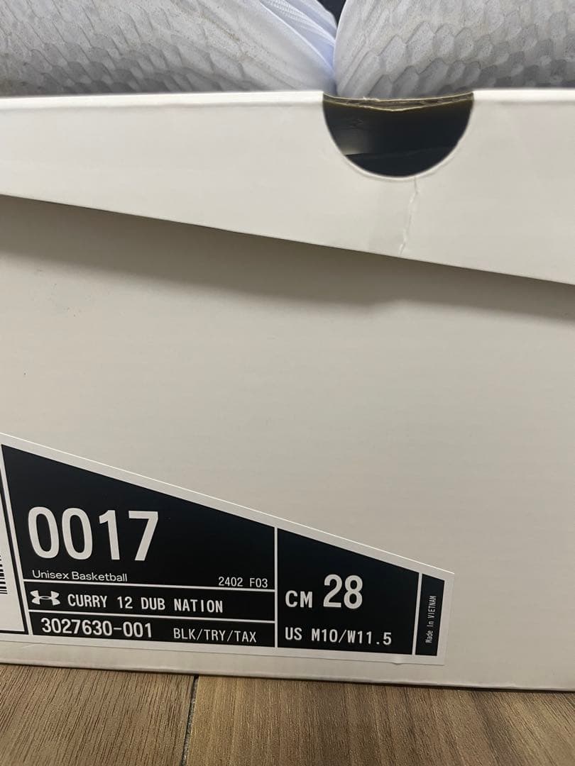 Curry 12 Dub Nation シューズ M10/W11.5