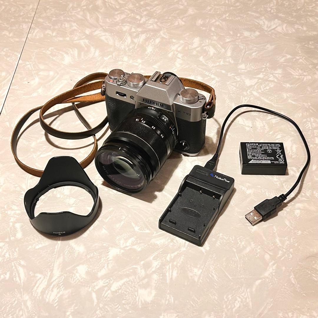 Fujifilm X-T10 ミラーレスカメラ 18-55mmレンズ付き