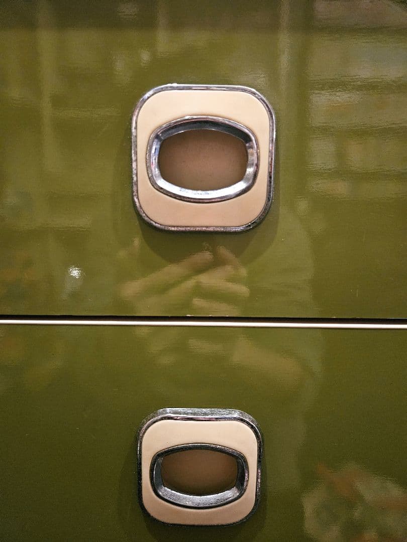 棚　タンス　引き出し　ラック　緑　昭和レトロ　レトロポップ　ヴィンテージ