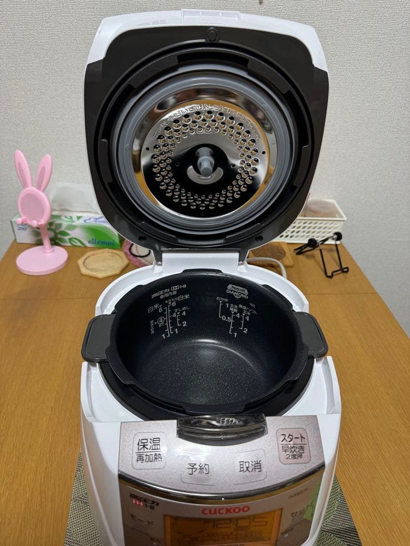 高圧力炊飯調理器 cuckoo 圧力名人 CRP-HJ0657F 動作保証
